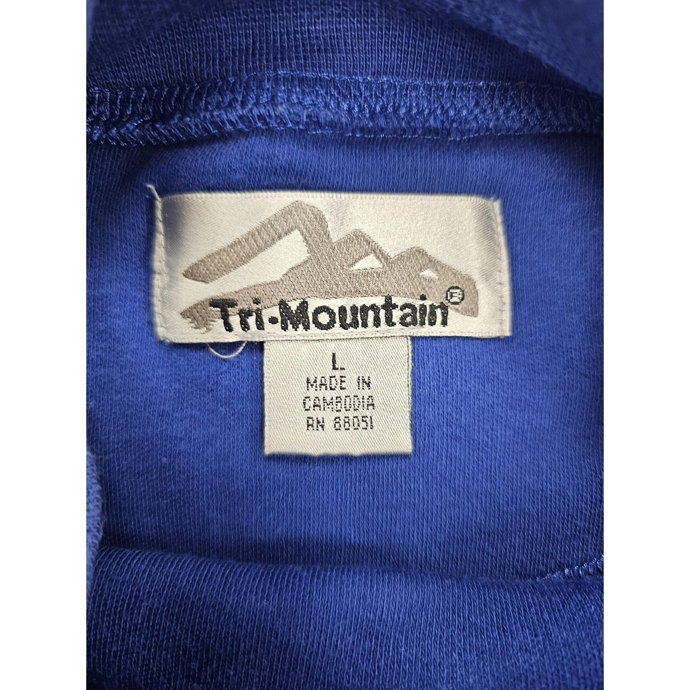 Toys R Us Geoffrey Shirt Mens Large Blue Long Sleeve Mock Neck TRU Promo 2016 - Picture 6 of 6